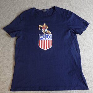 Polo Ralph Lauren Shirt Large Blue Steeplechase